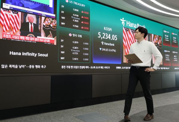 KOSPI fiel am Donnerstag um 4,47 %