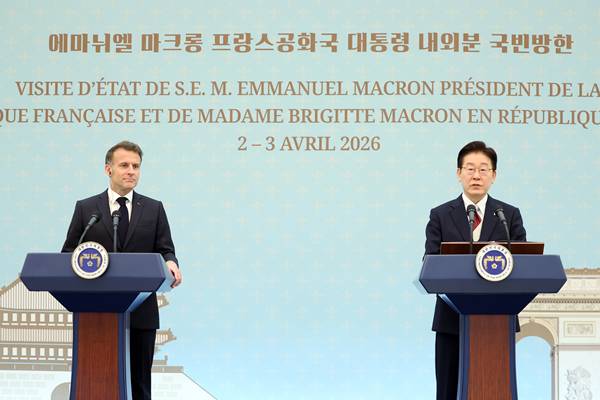 Südkorea und Frankreich wollen ihr Handelsvolumen bis 2030 auf 20 Milliarden US-Dollar steigern