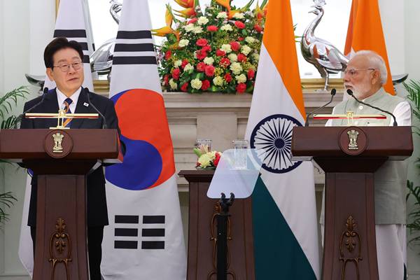 Lee und Modi sind sich einig, dass Stabilität im Nahen Osten für die Weltwirtschaft von entscheidender Bedeutung ist