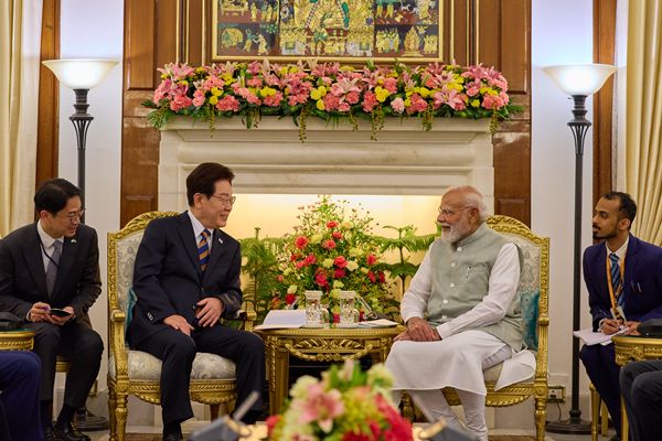 Präs. Büro: Lee-Modi-Gipfel zur Förderung der Aktivierung der globalen Süddiplomatie Seouls