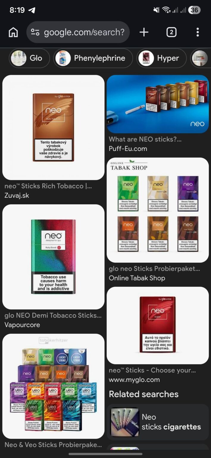 Wo kann ich irgendwo im Kosovo Neo Sticks-Zigaretten finden?