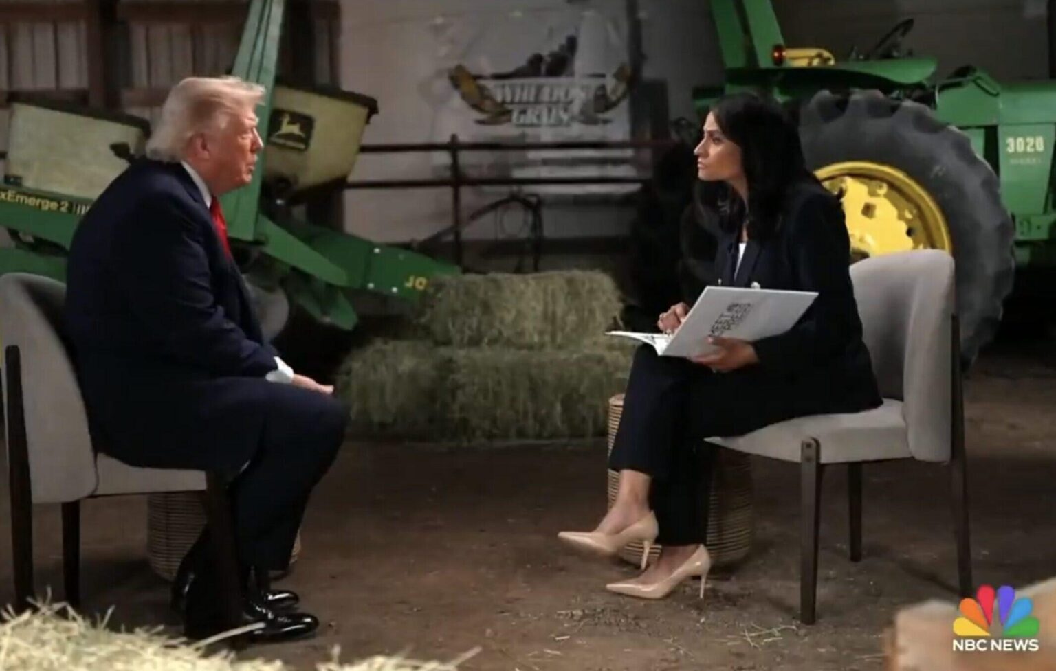 Trump verlässt das Presseinterview mit Kristen Welker – „Um es ganz klar zu sagen: Es gibt keine Beweise für das, was Sie sagen“, sagte sie.