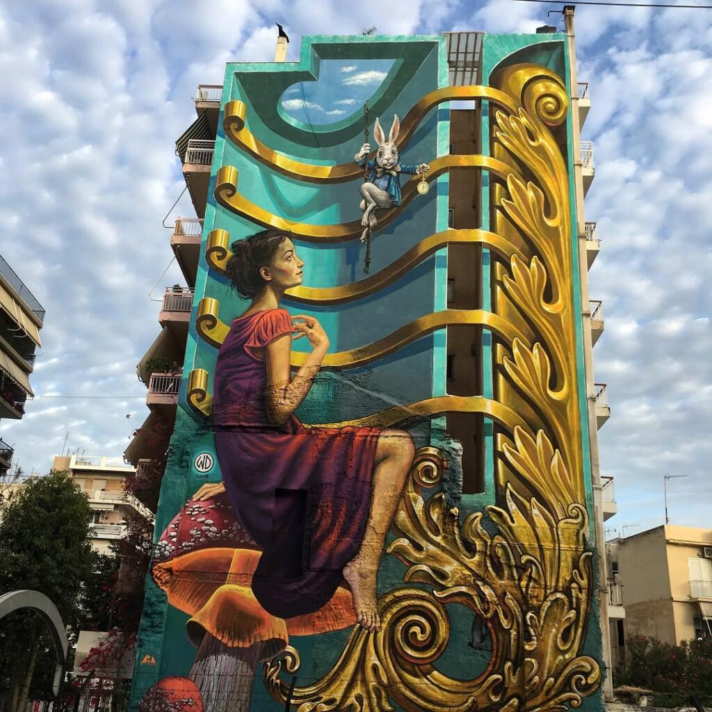 „Time Hole“ – von WD (Wilddrawing) in Patras, Griechenland.