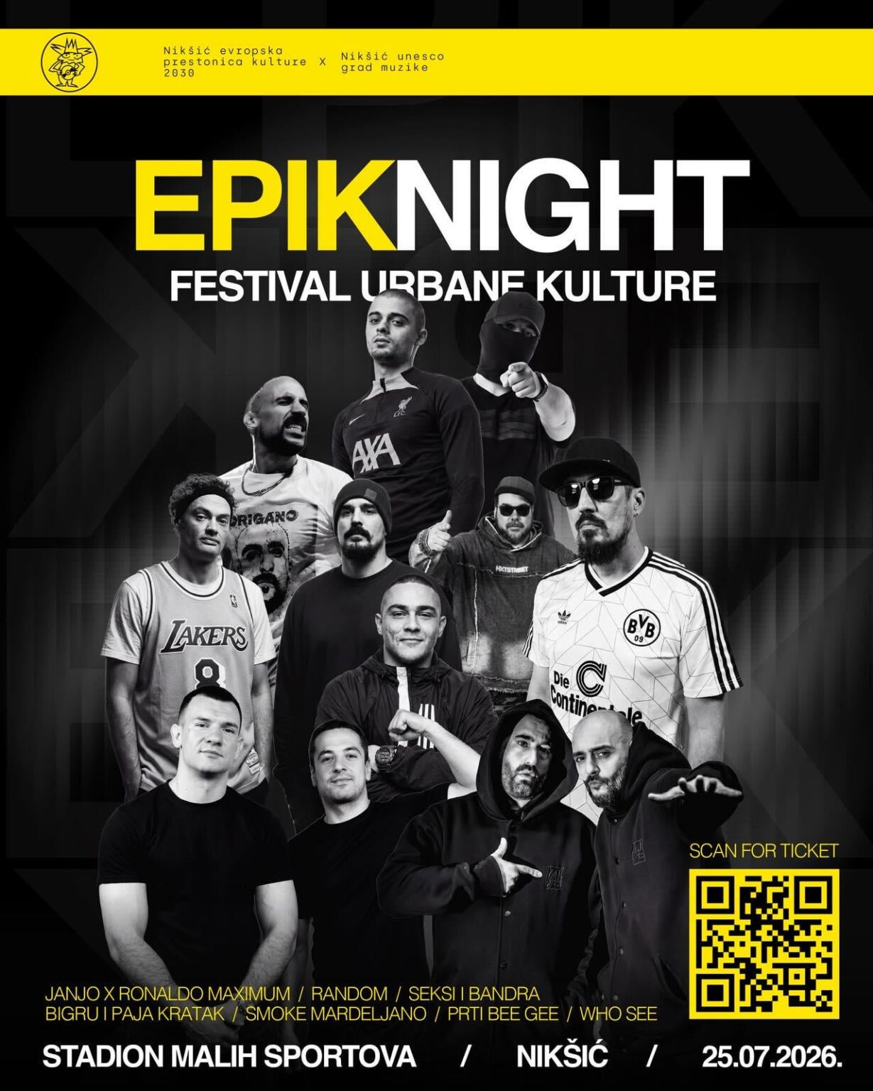 EPIK: ein Abend voller Hip Hop, morgen in Nikšić EPIK: ein Abend voller Hip Hop, morgen in Nikšić