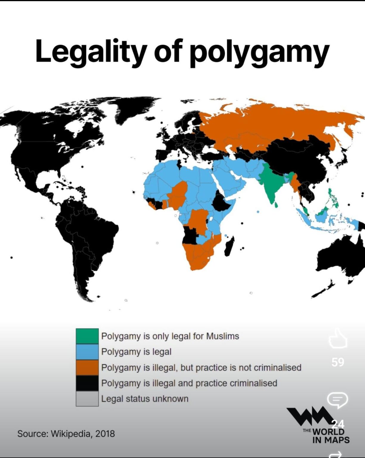 Legalität der Polygamie, Tunesien ist das einzige arabische Land, das sie illegalisiert