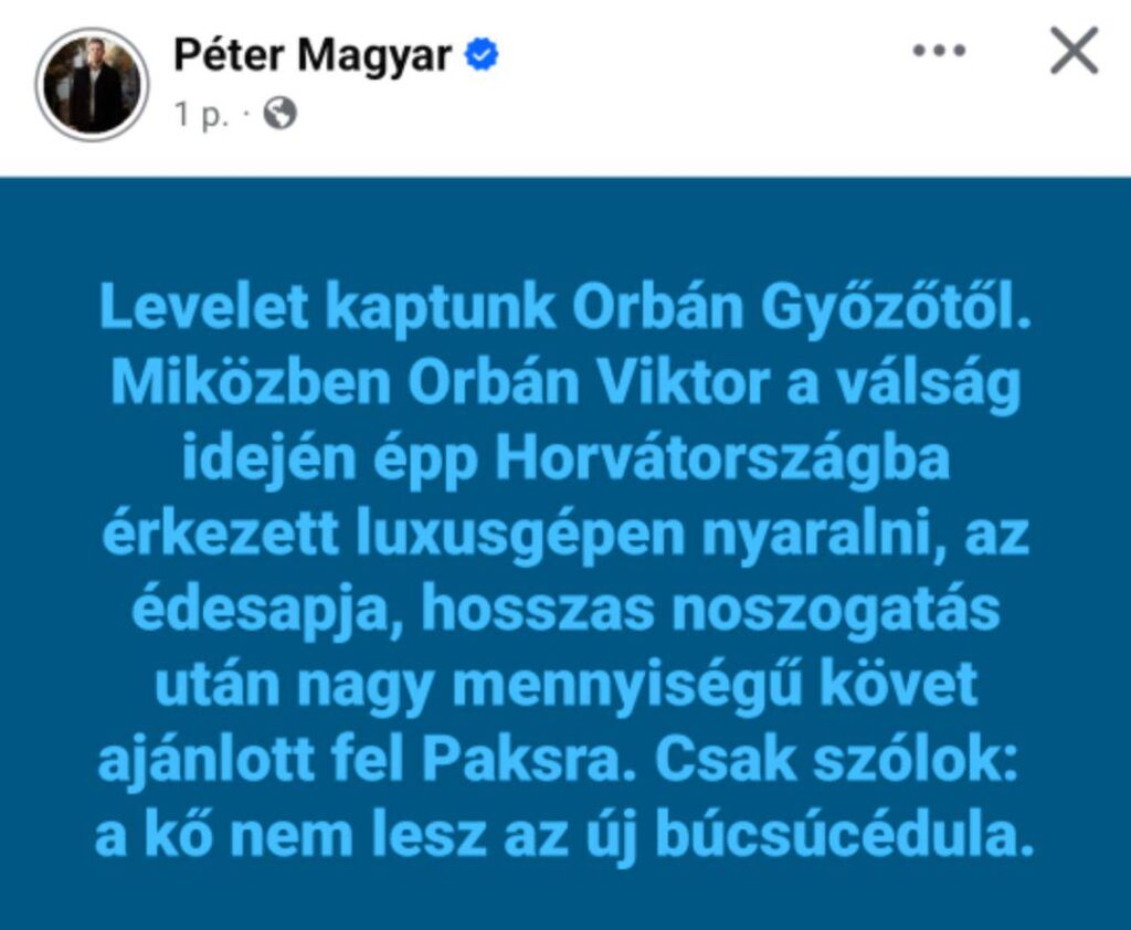 Orbáns Vater bot Paks einen Stein an