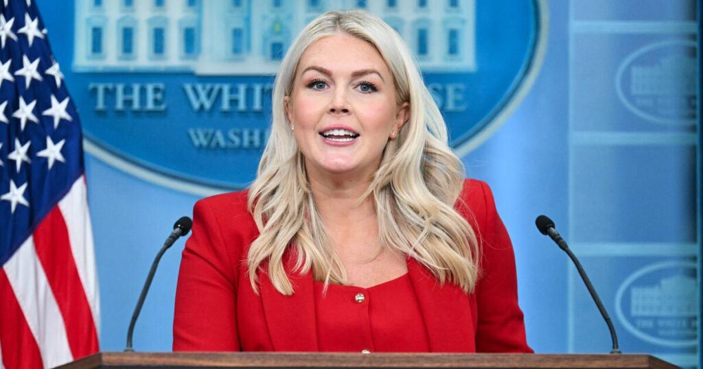 Trump erschüttert über den erschütterndsten Abschied seiner Amtszeit | Karoline Leavitt gibt ihren Posten im Weißen Haus auf.