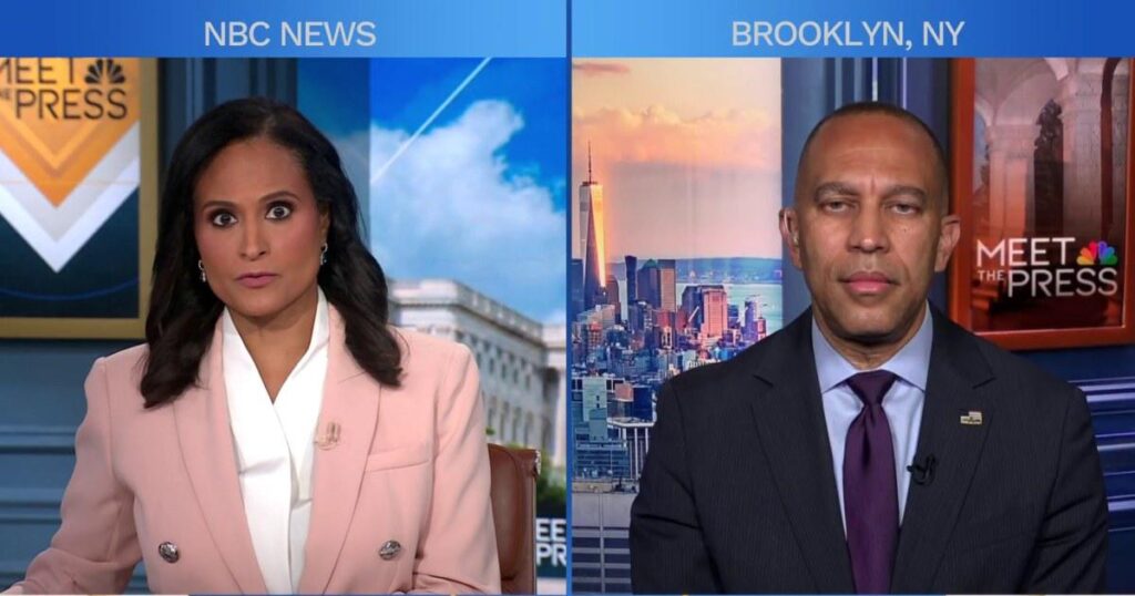 Hakeem Jeffries sagt, Medicare für alle sei kein Gesetz, das er derzeit befürworte