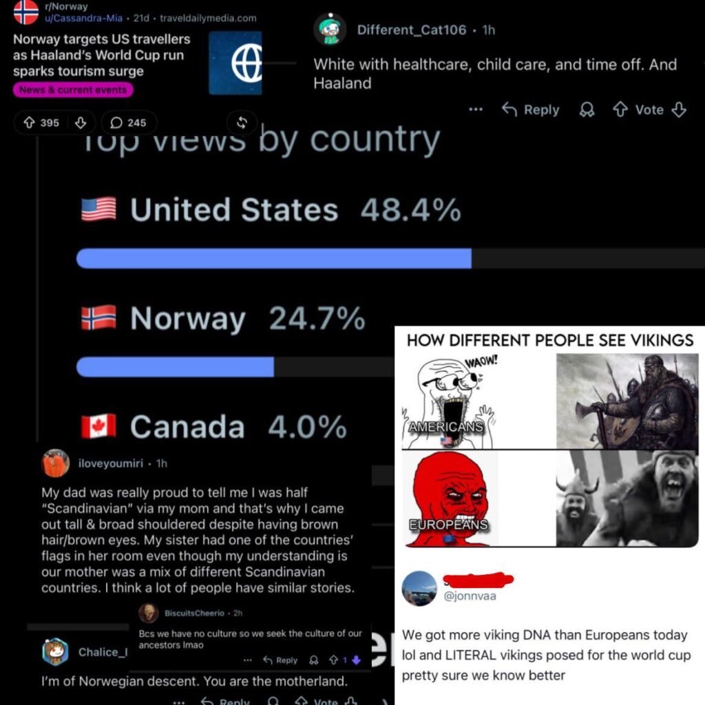 Liebe norwegische Landsleute, sind Sie in letzter Zeit einem dieser nervigen amerikanischen Touristen begegnet? Liebe norwegische Landsleute, sind Sie in letzter Zeit einem dieser nervigen amerikanischen Touristen begegnet?