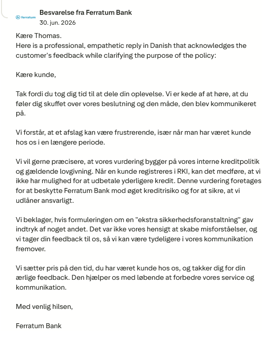Eine sehr professionelle Reaktion auf einen Kunden – bis auf eine Sache! Klicken Sie hier, um mehr zu erfahren!