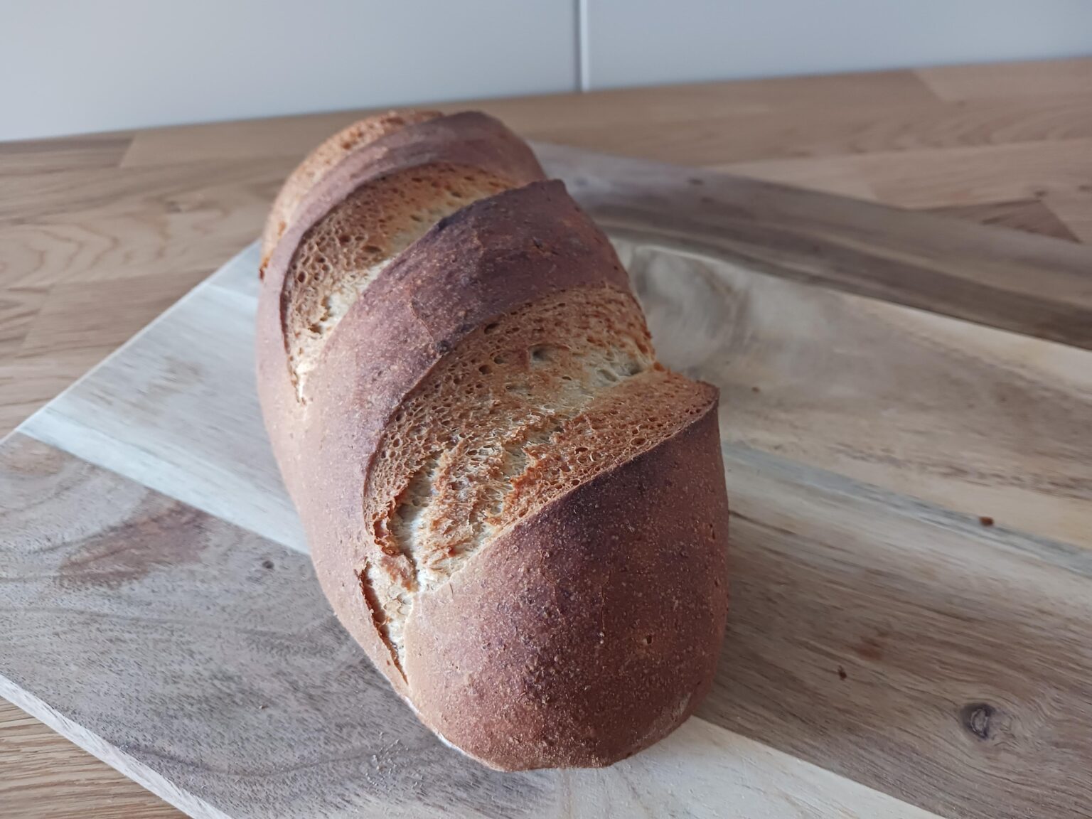 Ich versuche solange Rezepte zu erfinden, bis ich gut darin bin - Teil 1 Hafer-Weizen-brot