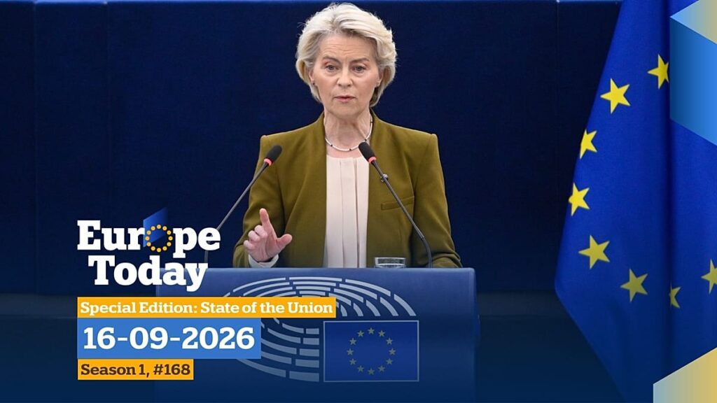 Europe Today Spezial: Von der Leyen mit zentraler Rede zur Lage der EU inmitten von Krisen Europe Today Spezial: Von der Leyen mit zentraler Rede zur Lage der EU inmitten von Krisen