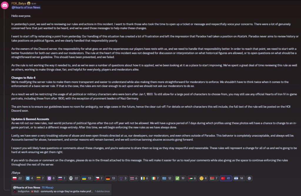 Von Paradox kam eine neue Stellungnahme zum Atatürk-Vorfall Von Paradox kam eine neue Stellungnahme zum Atatürk-Vorfall
