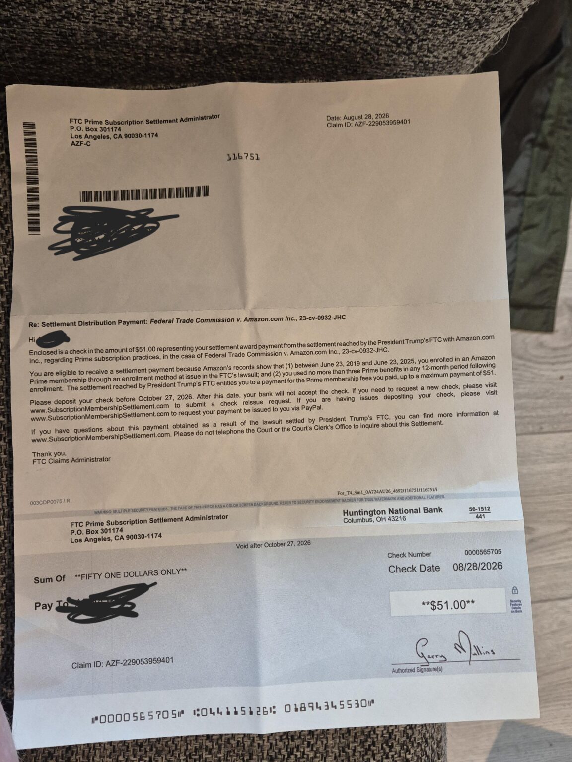 Was zum Teufel habe ich mit der Post bekommen?