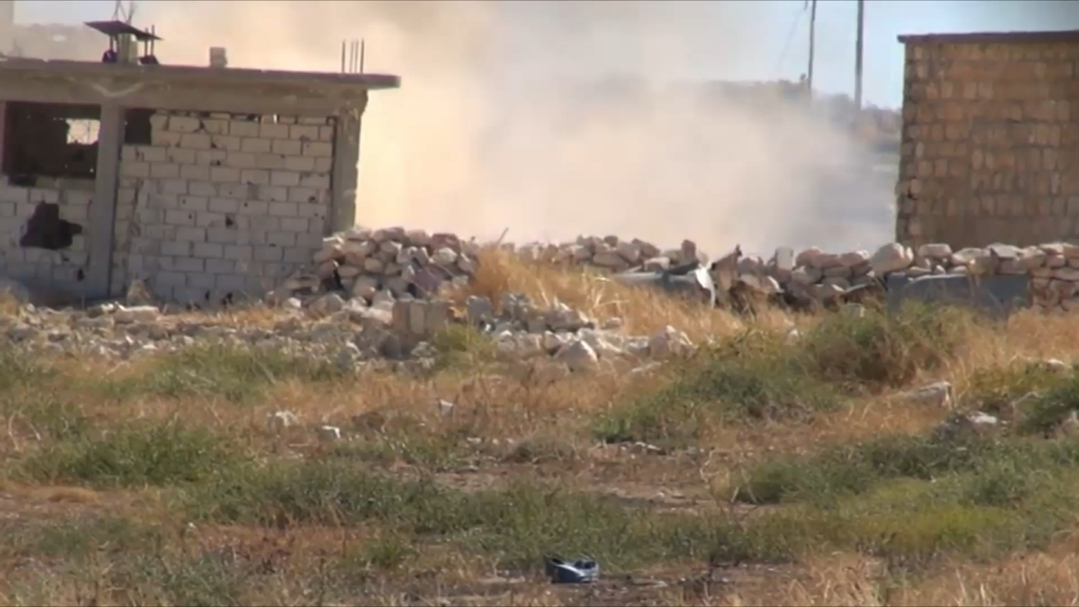 SAA T-62 findet seine Spuren in der Aufnahmekamera Syrien 03.08.15