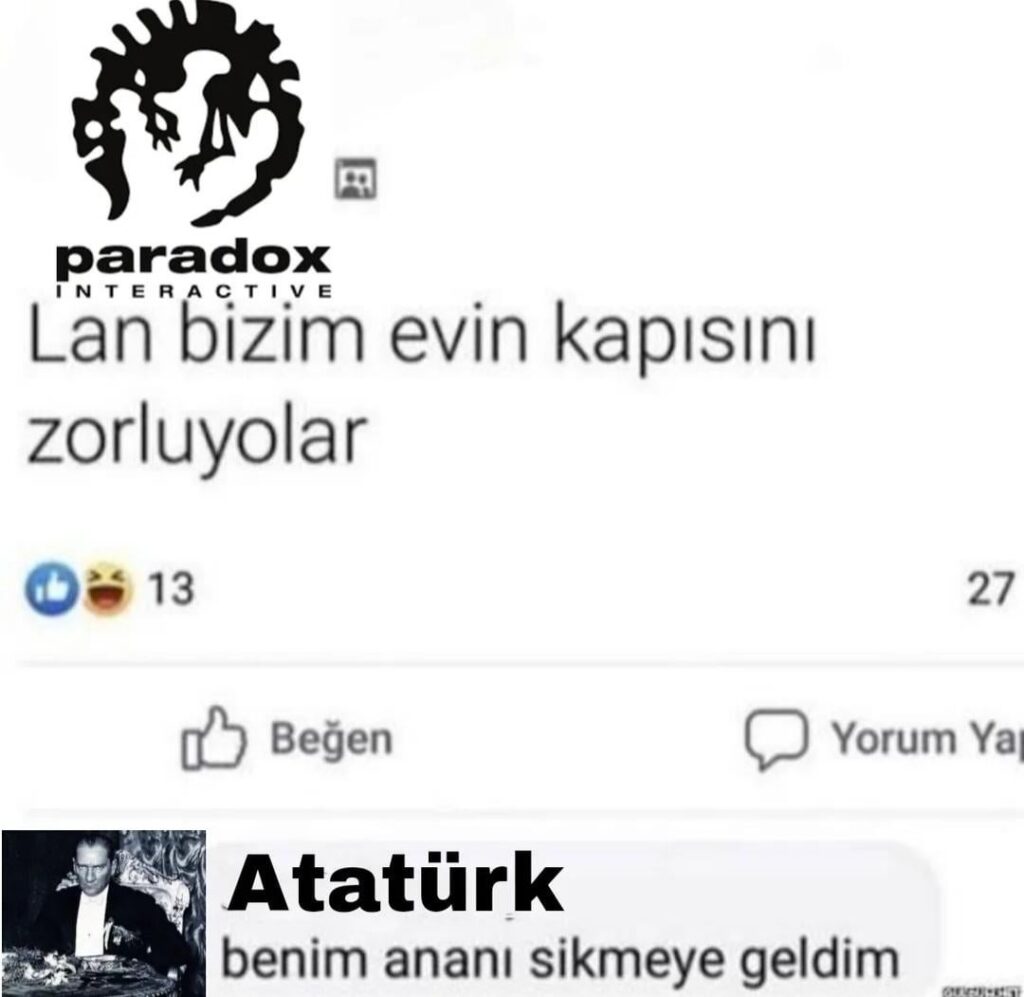Nach der Aussage des Spieleherstellers Paradox zum Atatürk-Profilbild überschwemmten Steam-Nutzer die Spiele des Unternehmens mit negativen Bewertungen.