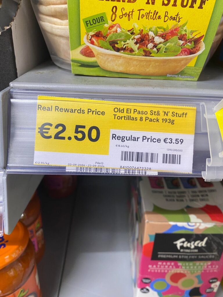 SuperValu Rewards-Preisschilder SuperValu Rewards-Preisschilder