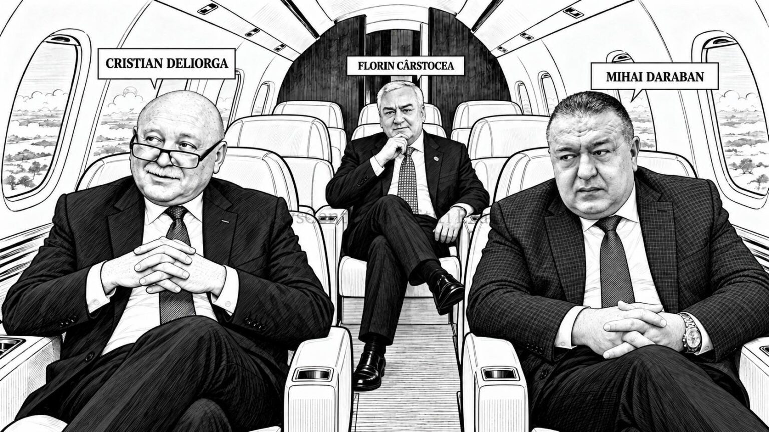 Der CCR-Richter Cristian Deliorga fünf Tage vor dem Flug nach Mykonos im Privatflugzeug nach Nizza begleitete