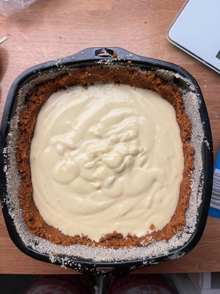 veganer lotus cheesecake