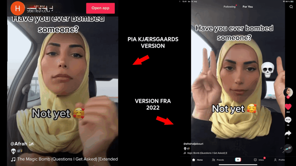Pia Kjærsgaard und muslimische Influencerin im Streit – jetzt kann TV 2 neue Details verraten