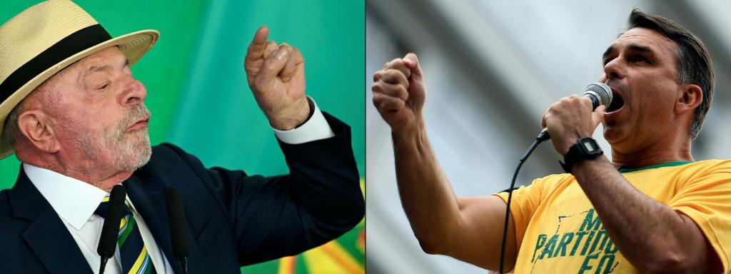 Flavio Bolsonaro führt Lula in den teilweisen Umfrageergebnissen für Brasilien an