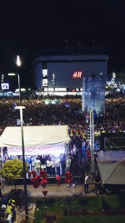 Niš sagt: Studenten gewinnen!
