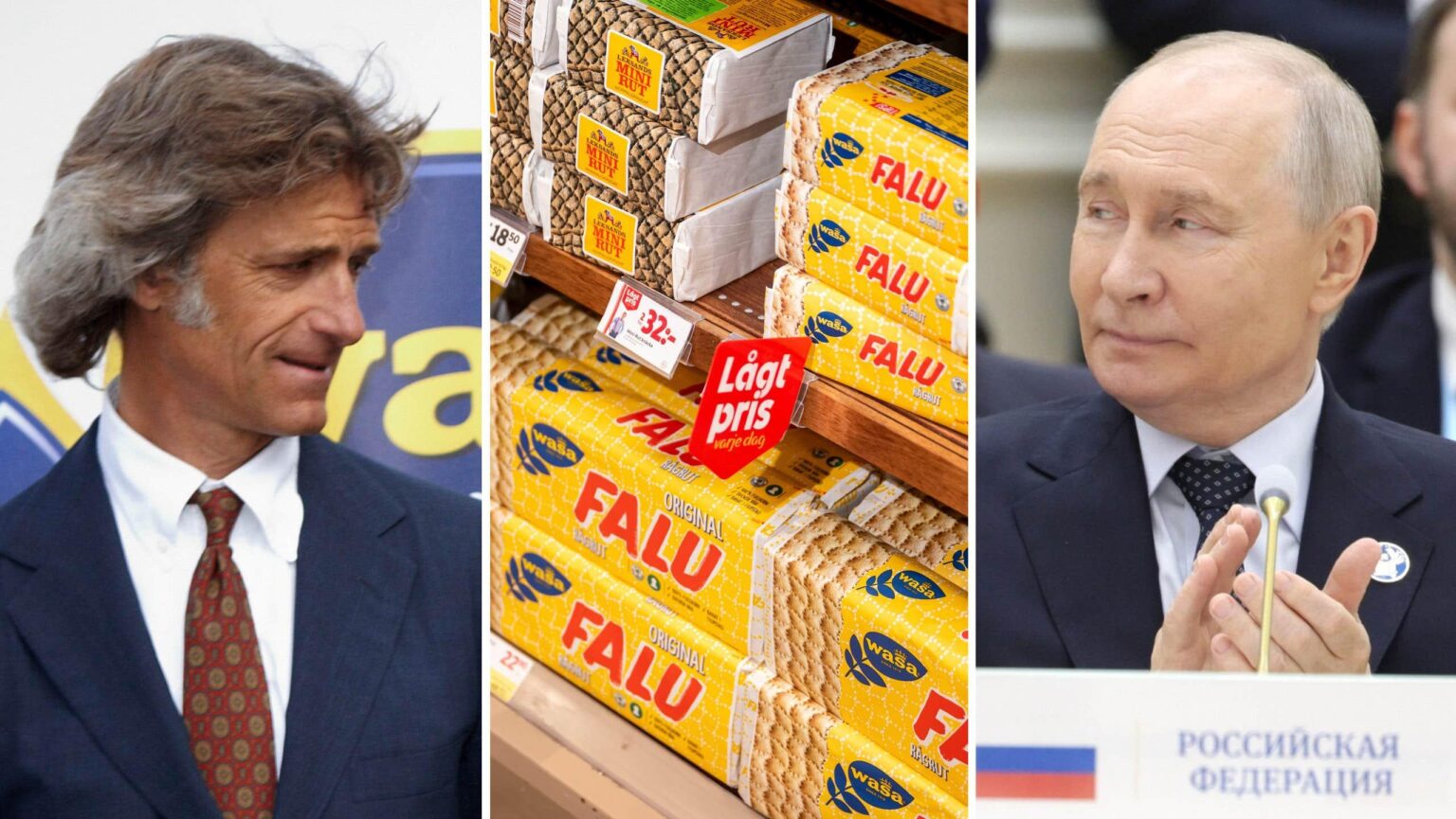 Pasta-König Guido Barilla, Besitzer von Wasa – das Knäckebrot steht in den Regalen russischer Lebensmittelketten, er soll zum Ehrenbürger von Filipstad ernannt werden: „Keine Fragen zu Russland“