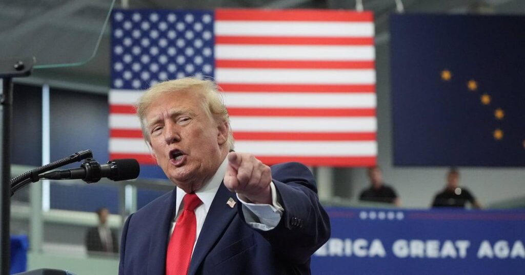 Trump sagt, Kanada werde am Ende der 51. Staat sein, „weil es nur so funktioniert“