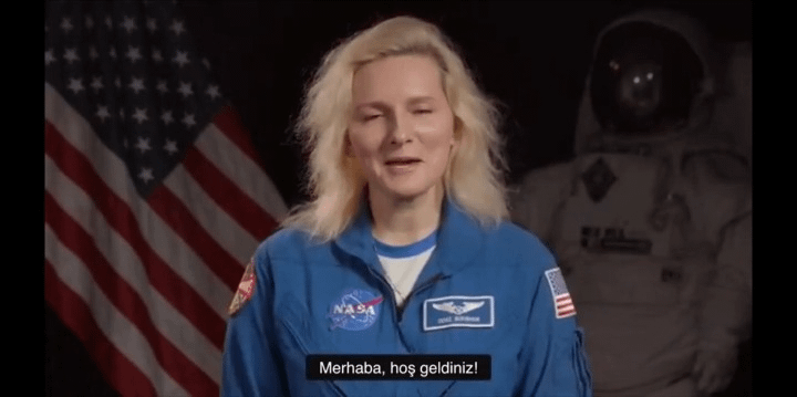Unsere erste Astronautin, Deniz Burnham, wird sich von Adana verabschieden, wenn sie im März ins All fliegt. Unsere erste Astronautin, Deniz Burnham, wird sich von Adana verabschieden, wenn sie im März ins All fliegt.