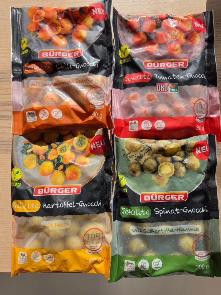 Bürger gefüllte Gnocchi - 4x Ja