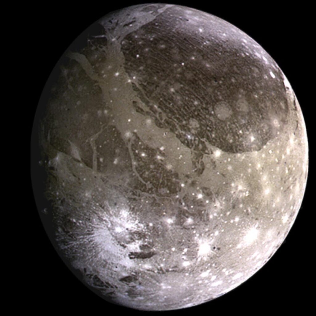 Ganymed ist ein Mond, aber er ist buchstäblich breiter als Merkur